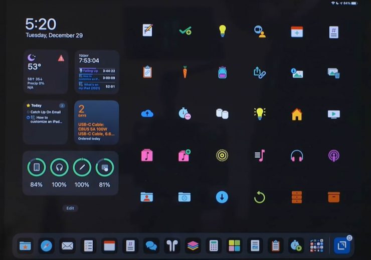 iPadOS 15 Widgets and Home Screen Layout Customization | iPadinTouch